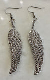 Cubic Zirconia Wing Earrings