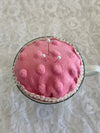Pink Vintage Teacup Pin Cushion