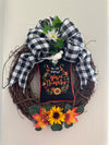 In All Things Give Thanks Grapevine Wreath