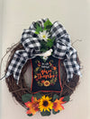 In All Things Give Thanks Grapevine Wreath