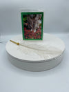 Metallic Green Matted Tree & Flowers Sealed Photo Card