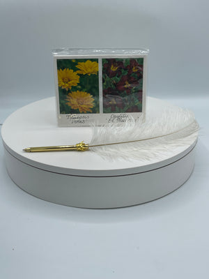 Set of 4 Notecards:  Heliopsis & Other Varieties