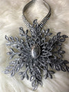 3-D Silver Snowflake Embellishment