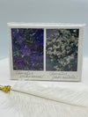 Set of 4 Notecards:  Clematis & Other Flower Variieties