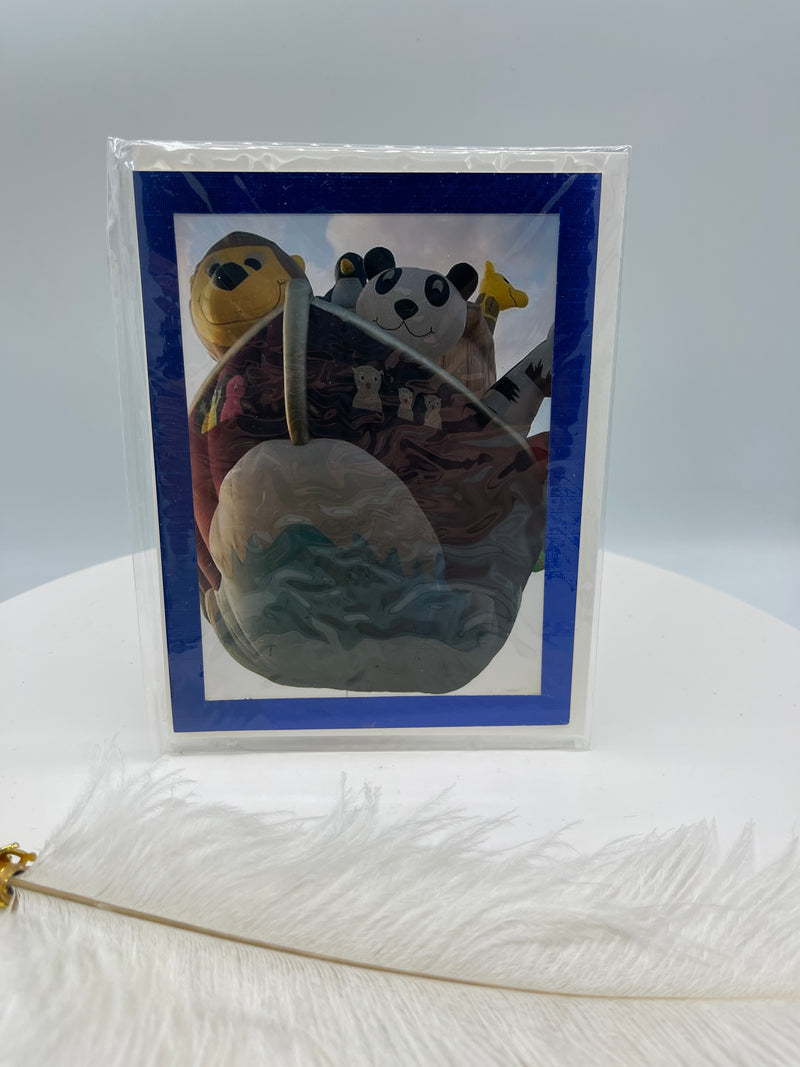 Noah’s Ark Hot Air Balloon Photo Card