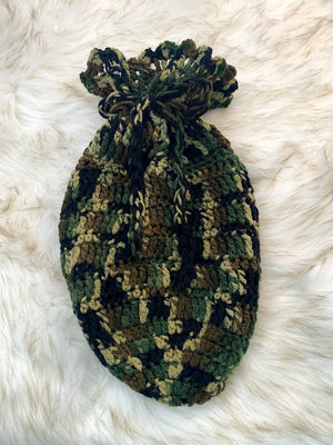 Camo Gift Bag W/Drawstring