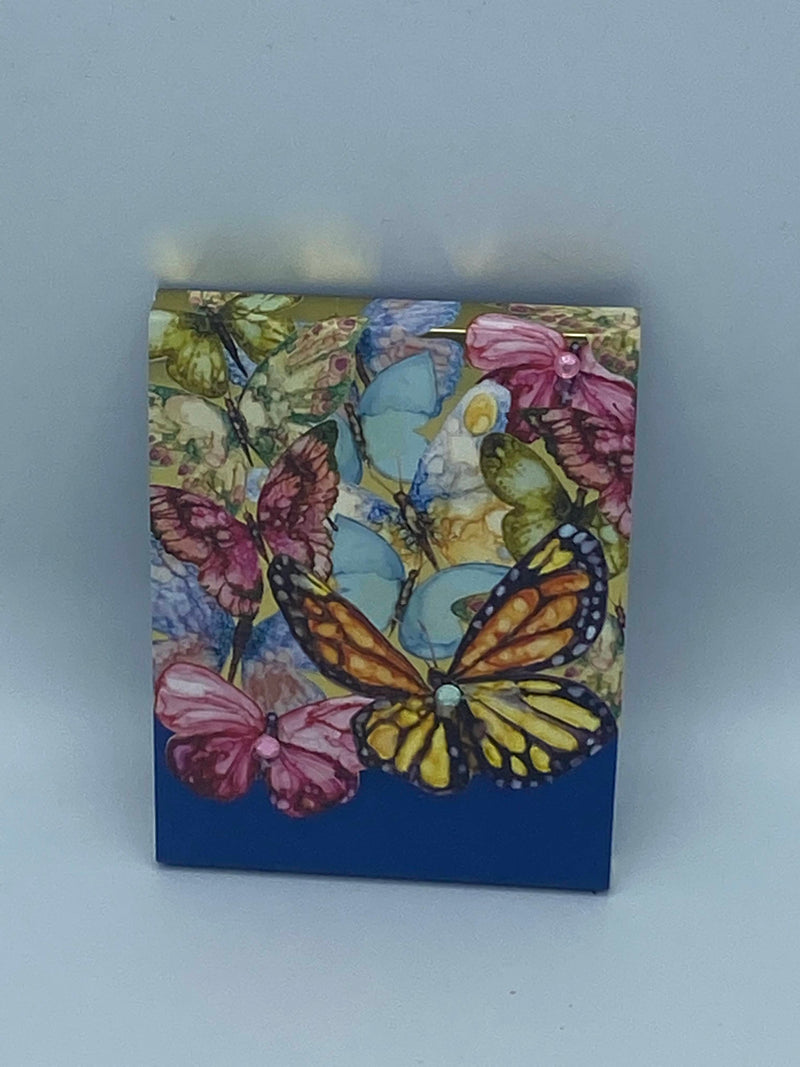 Blue Monarch Butterfly Notepad